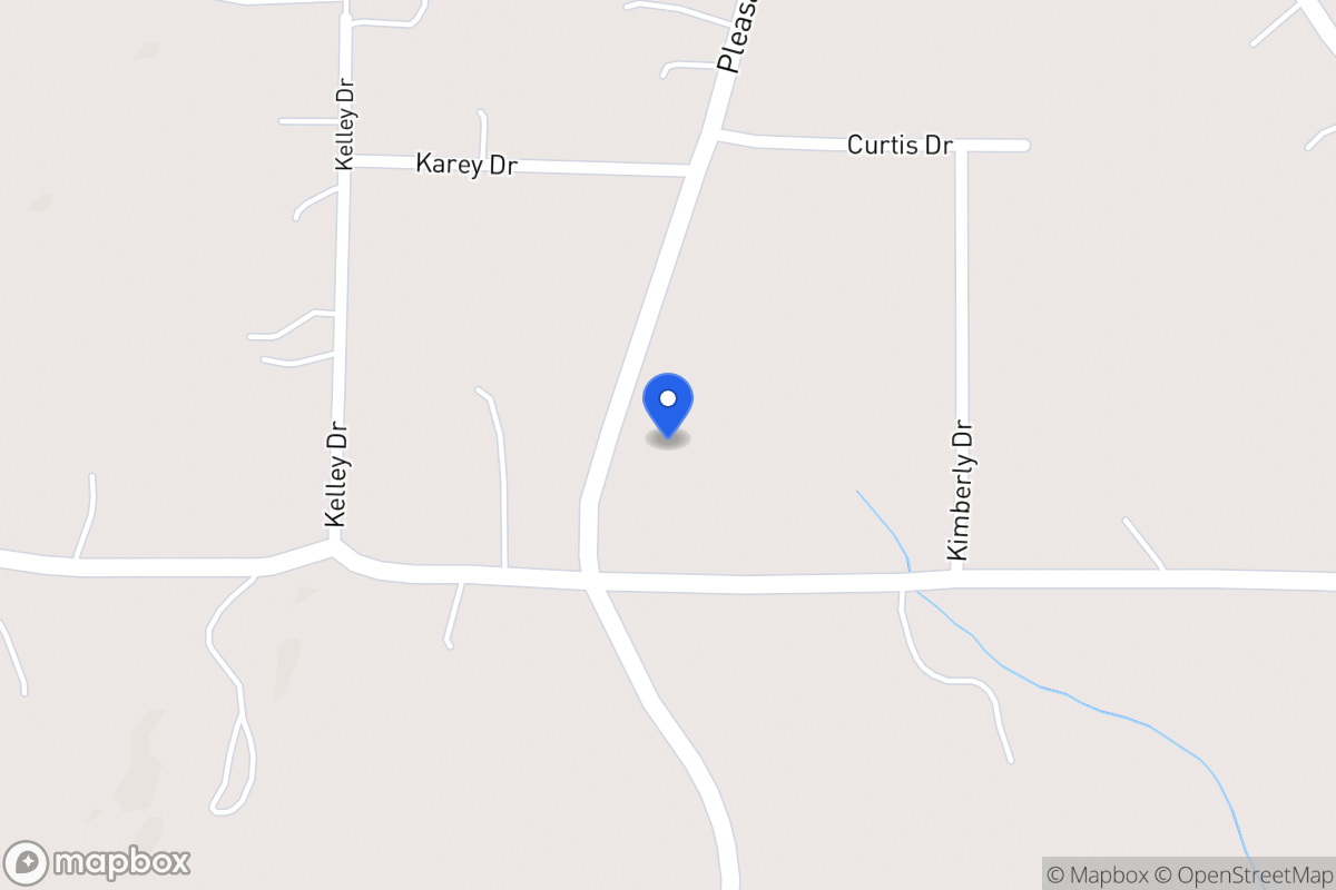 Map of 1285 Pleasant Ridge Church Rd