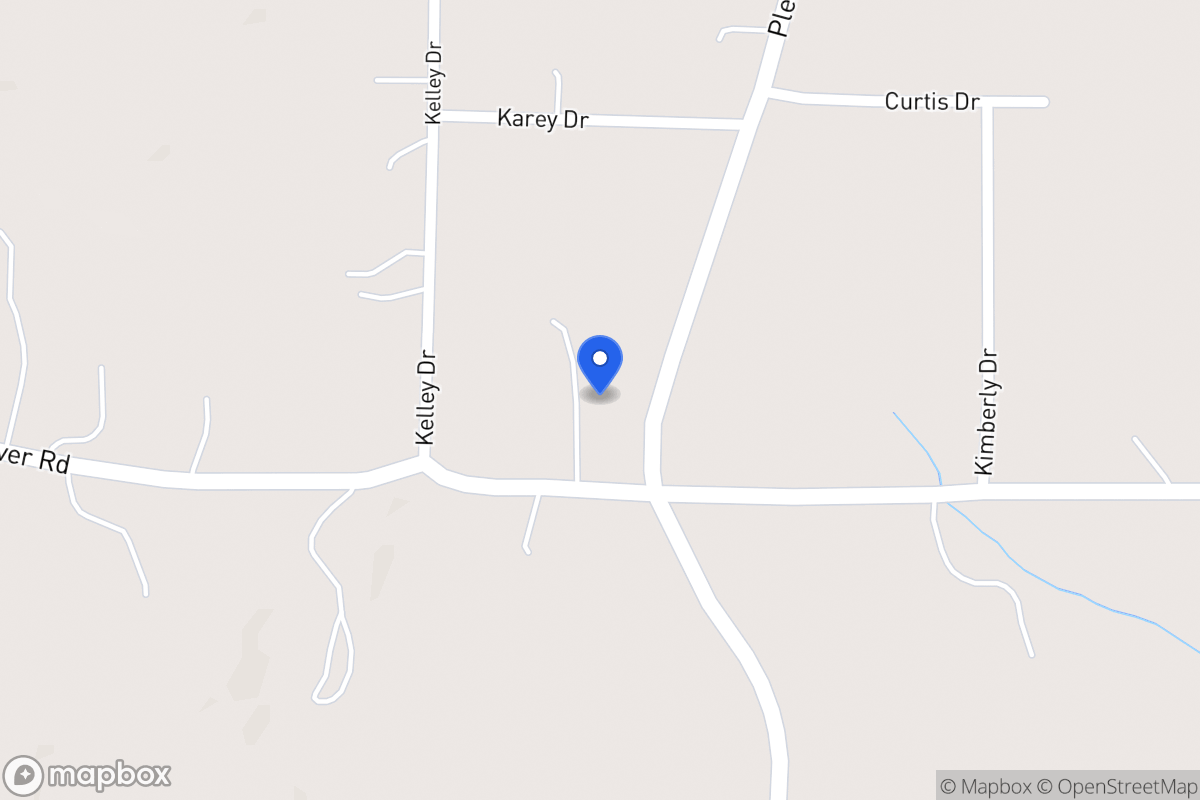 Map of 1278 Pleasant Ridge Church Rd
