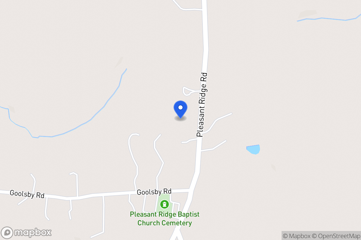 Map of 1710 Pleasant Ridge Church Rd