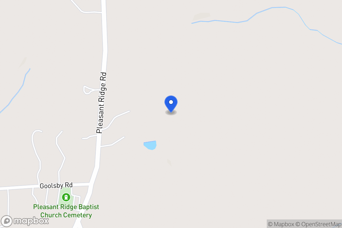 Map of 1701 Pleasant Ridge Church Rd