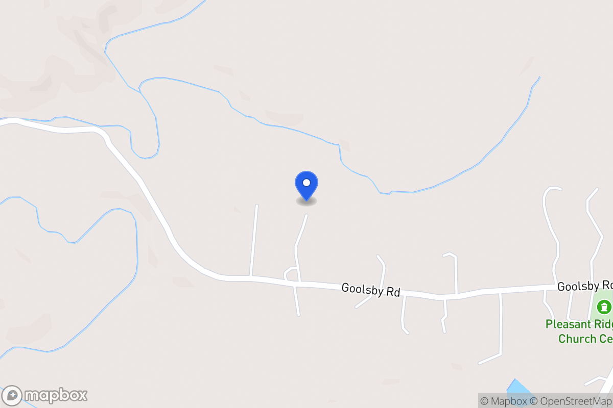 Map of 634 Goolsby Rd