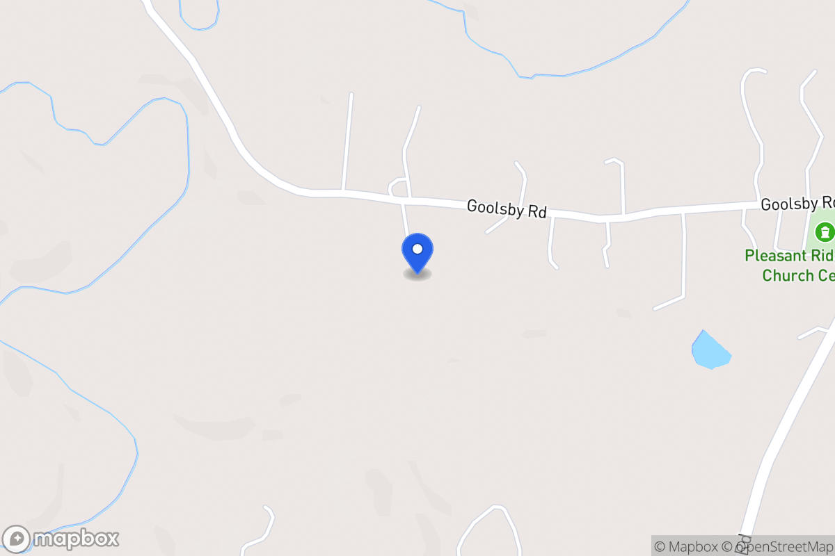 Map of 629 Goolsby Rd