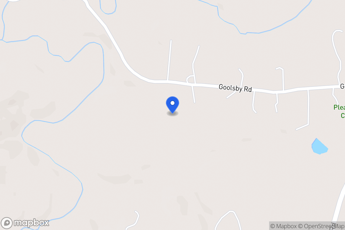 Map of 589 Goolsby Rd