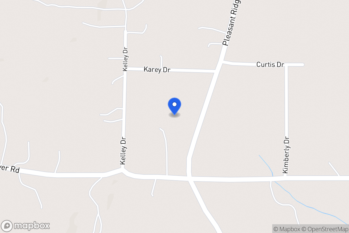 Map of 1294 Pleasant Ridge Church Rd