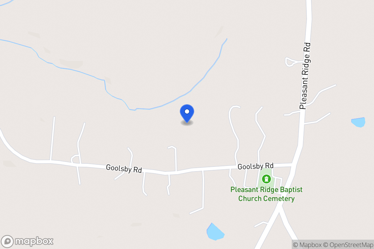Map of 742 Goolsby Rd