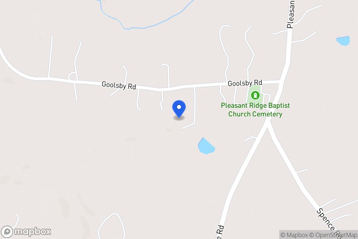 Map of 739 Goolsby Rd