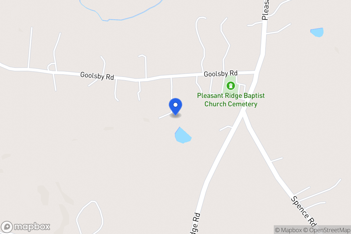 Map of 761 Goolsby Rd