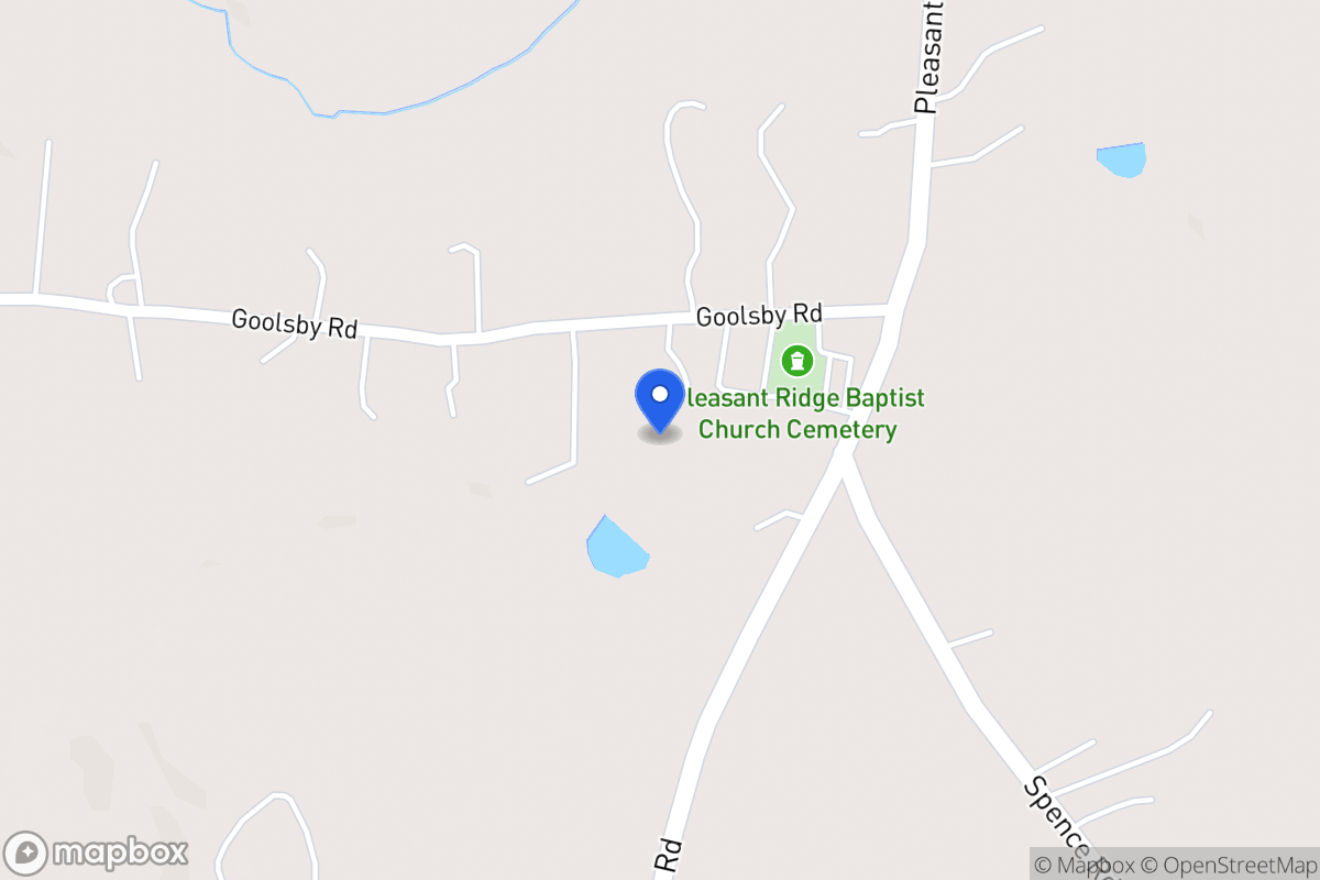 Map of 783 Goolsby Rd