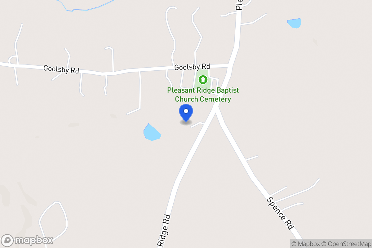 Map of 1560 Pleasant Ridge Church Rd