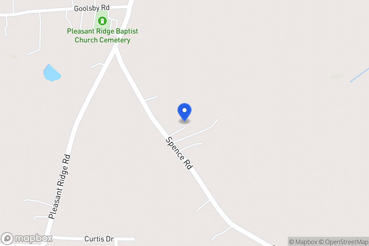 Map of 1197 Spence Rd