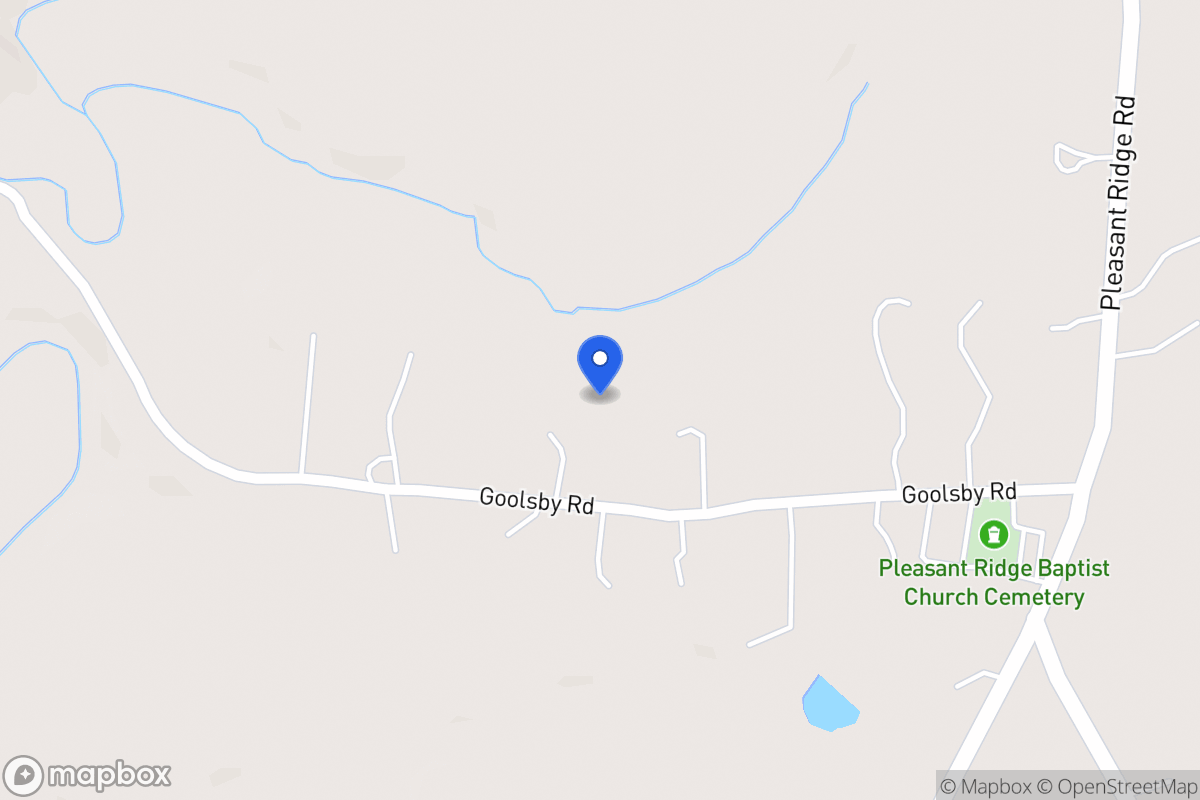 Map of 698 Goolsby Rd