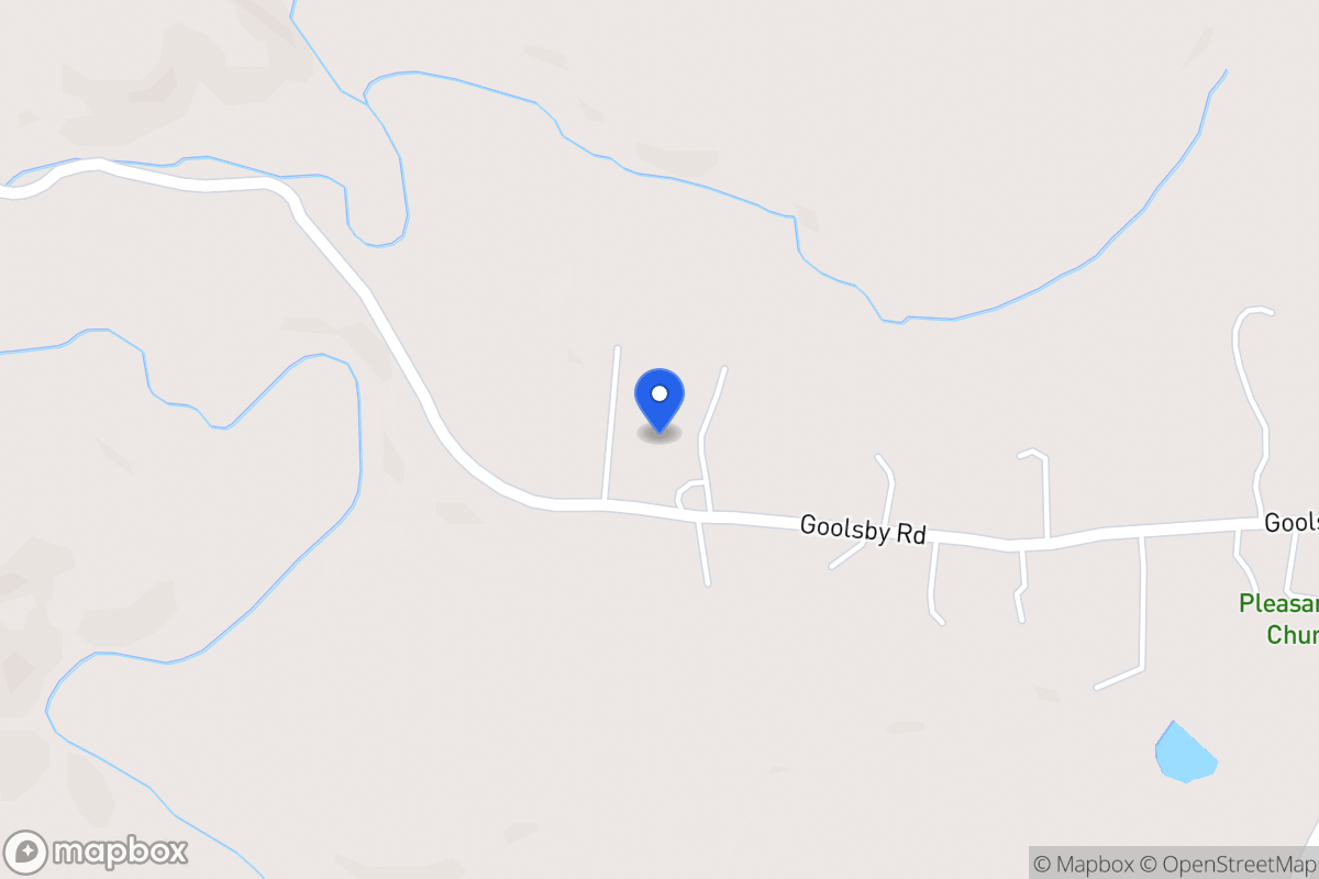 Map of 606 Goolsby Rd