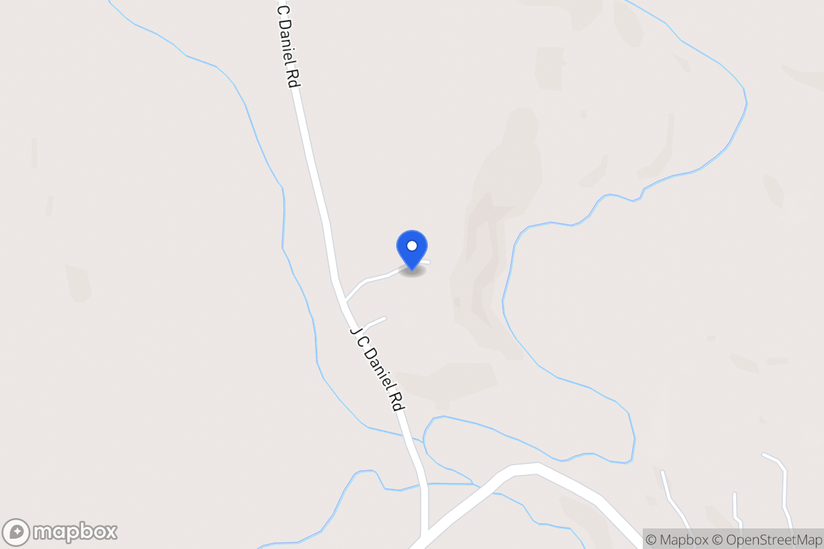 Map of 496 J C Daniell Rd