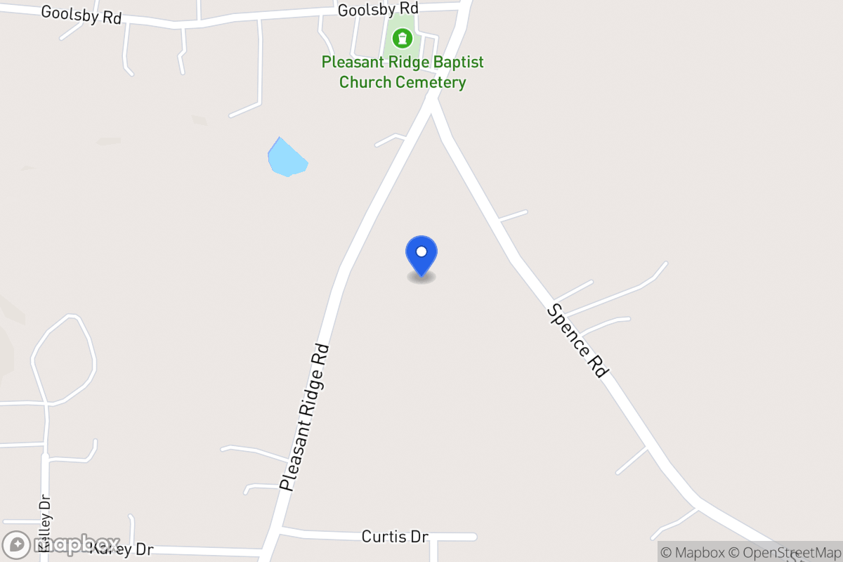 Map of 1515 Pleasant Ridge Church Rd