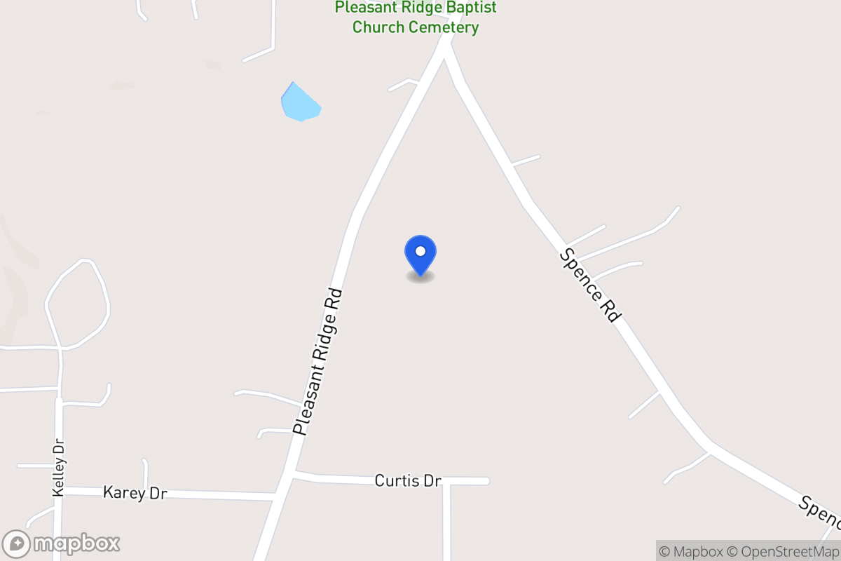 Map of 1507 Pleasant Ridge Church Rd