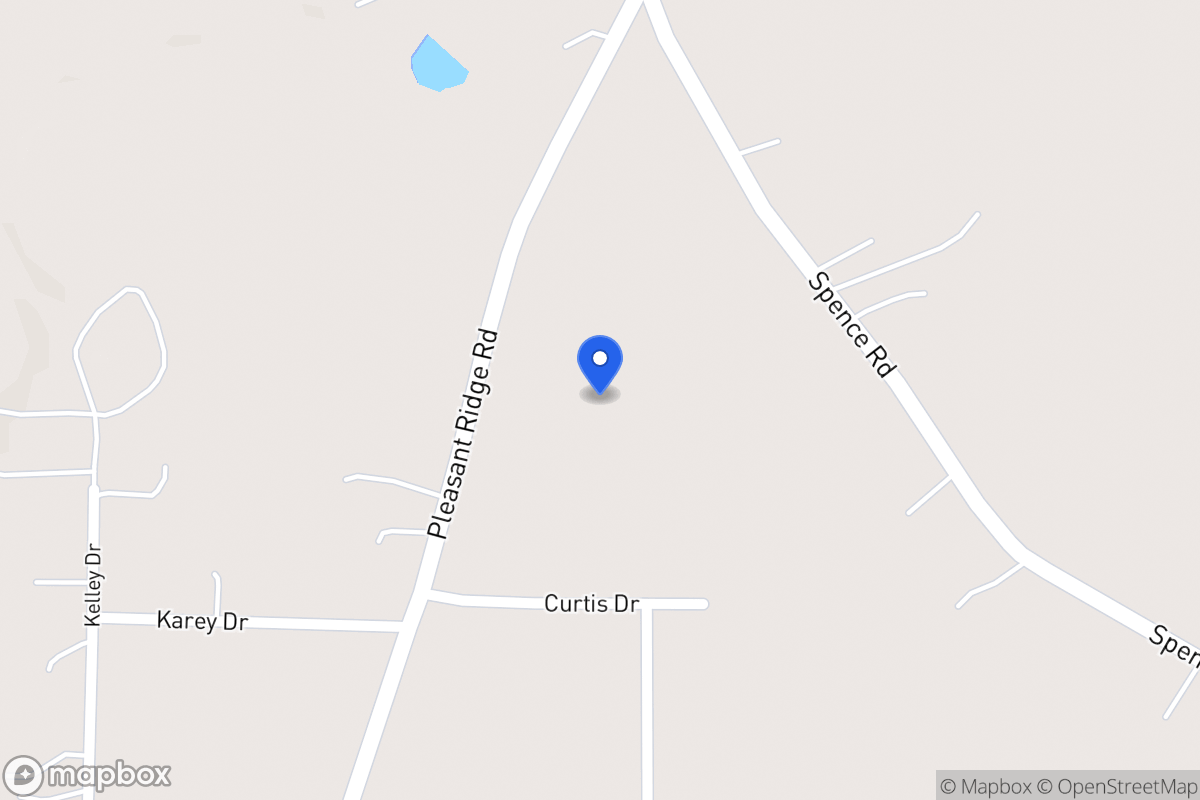 Map of 1497 Pleasant Ridge Church Rd