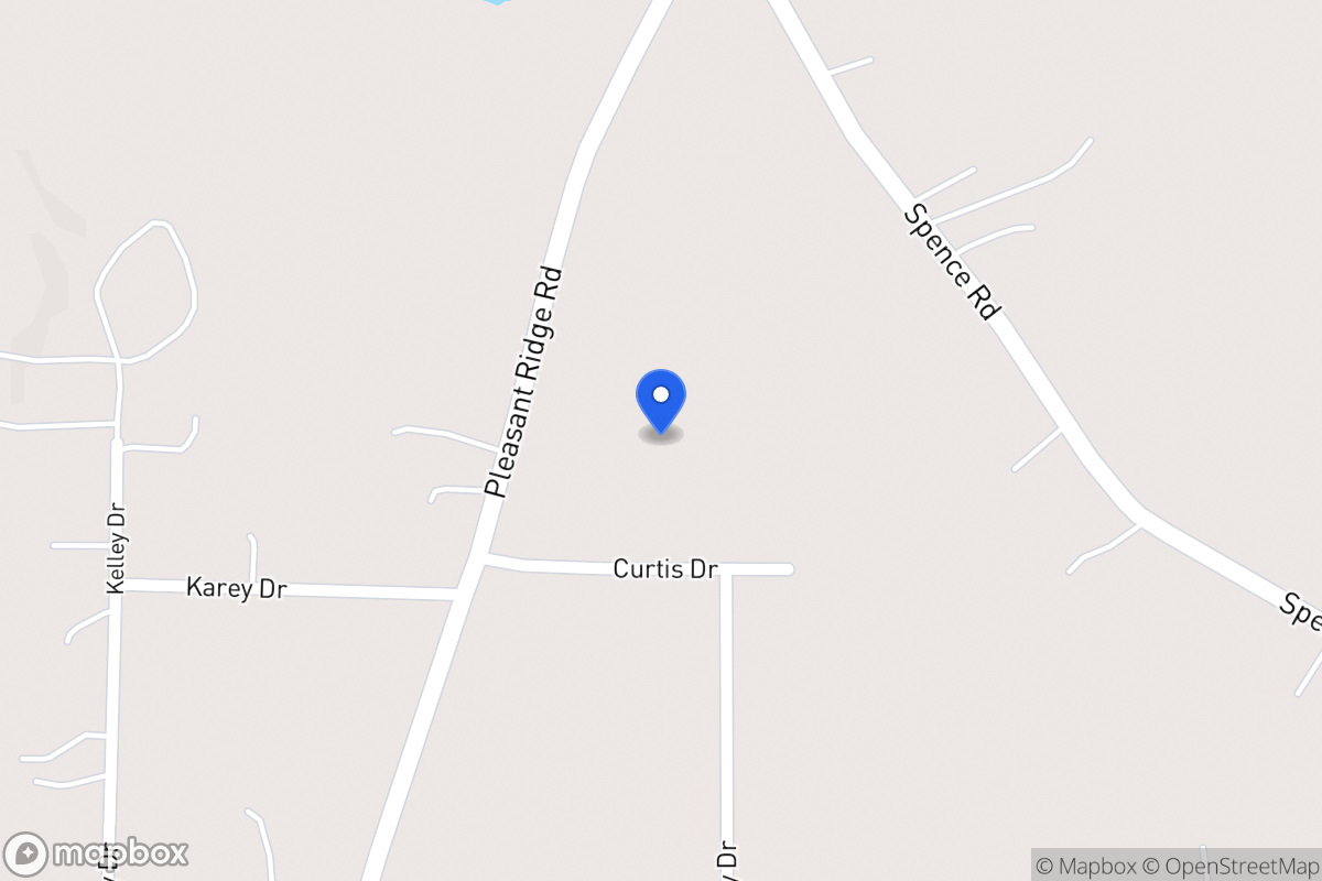 Map of 1473 Pleasant Ridge Church Rd