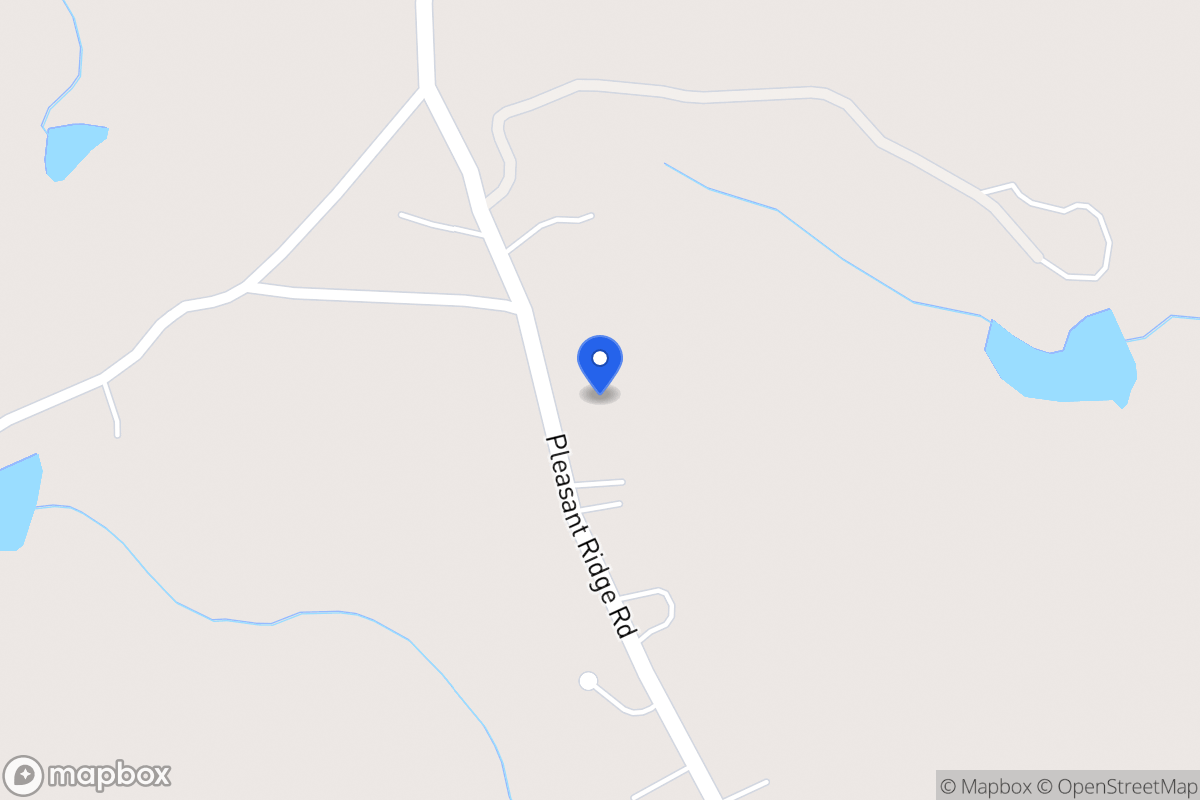 Map of 875 Pleasant Ridge Church Rd