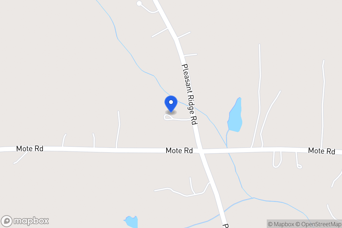 Map of 650 Pleasant Ridge Church Rd
