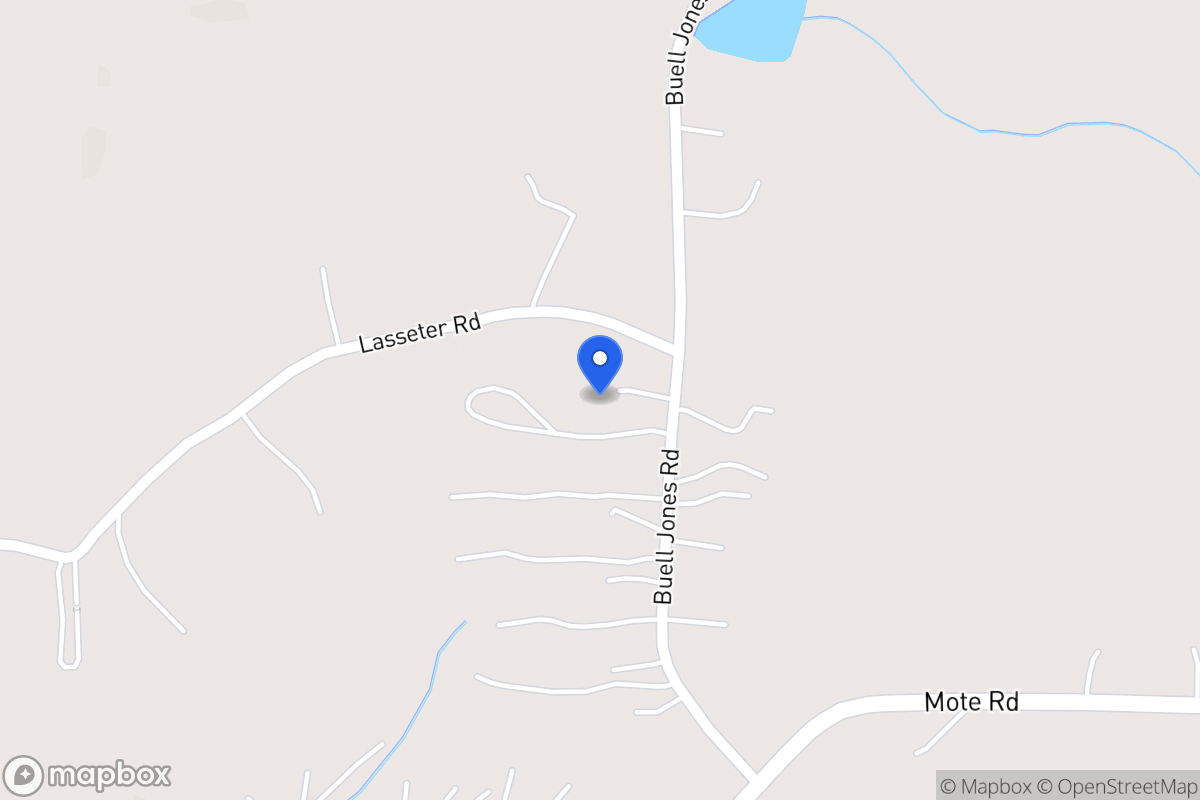 Map of 132 Buell Jones Rd