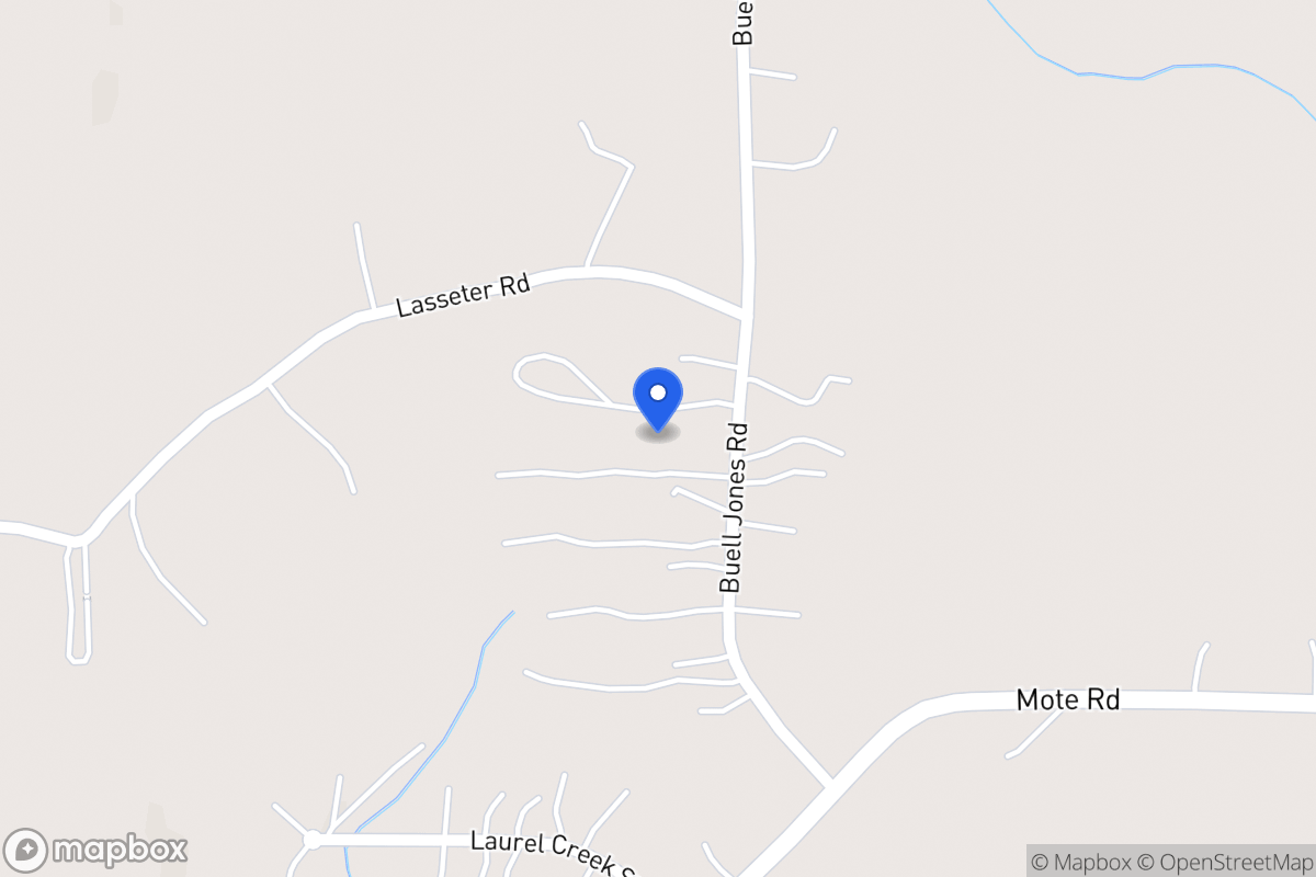 Map of 102 Buell Jones Rd
