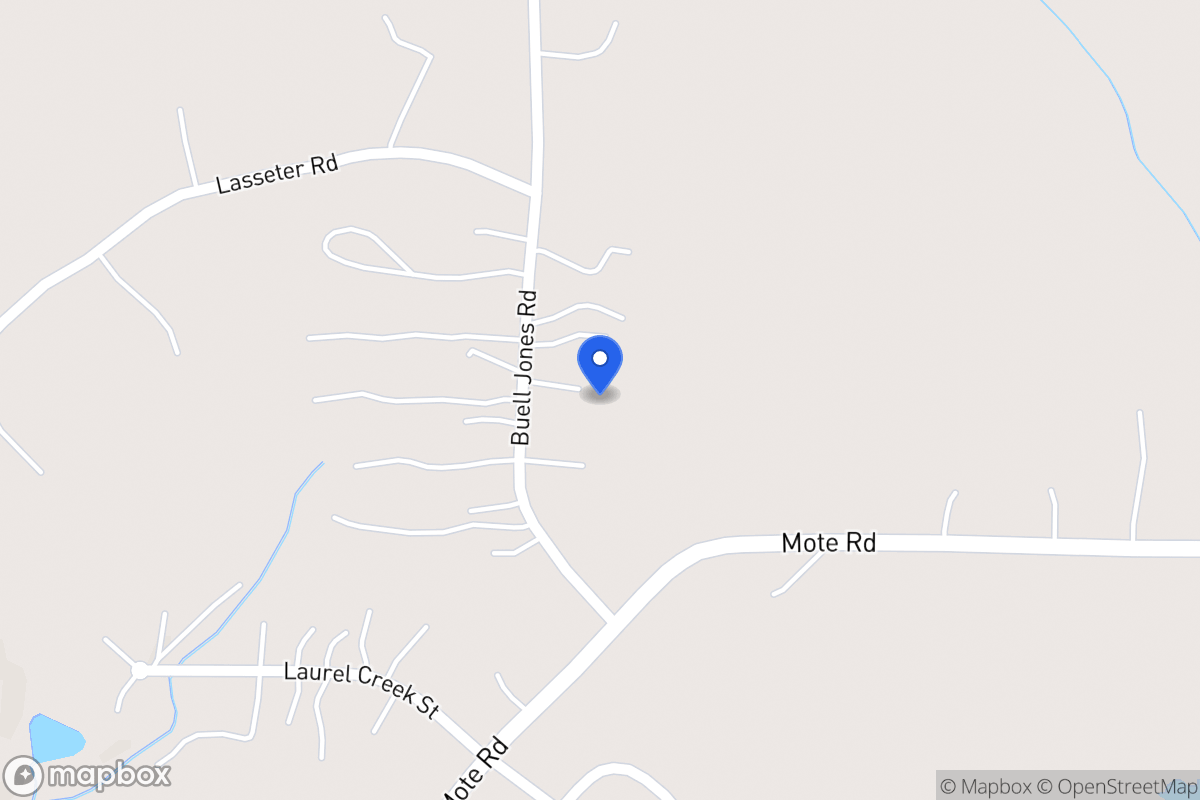 Map of 45 Buell Jones Rd