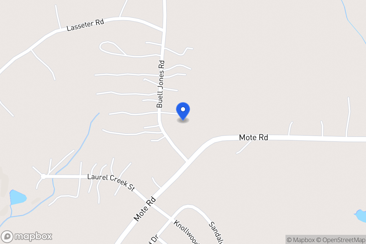 Map of 25 Buell Jones Rd