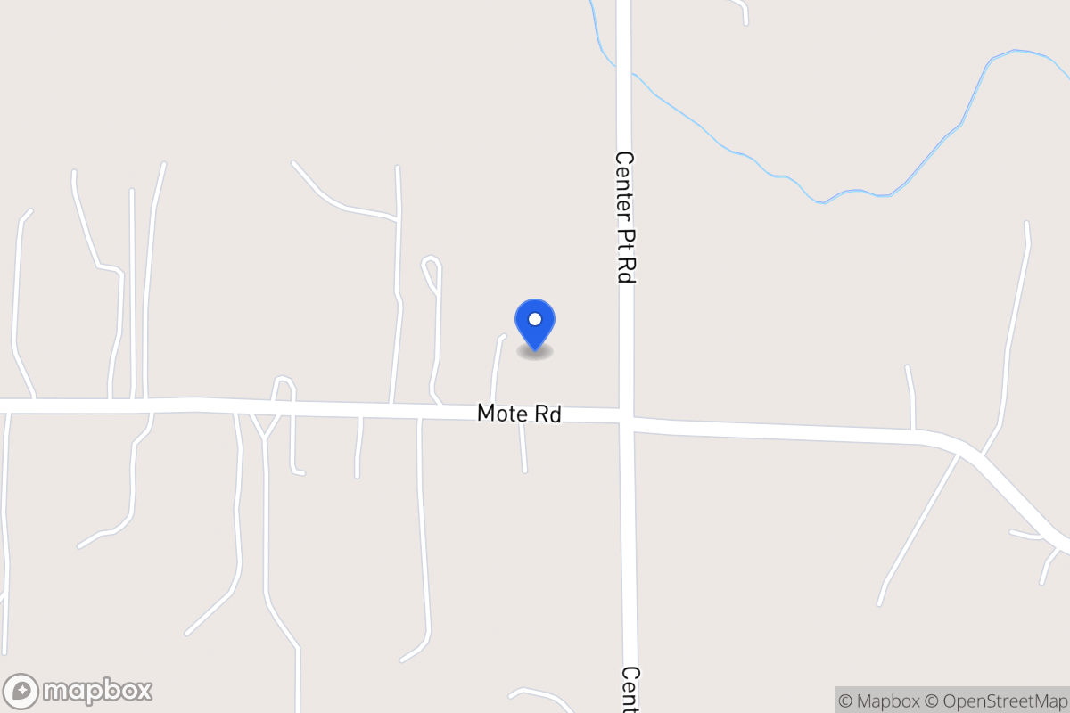 Map of 1092 Mote Rd