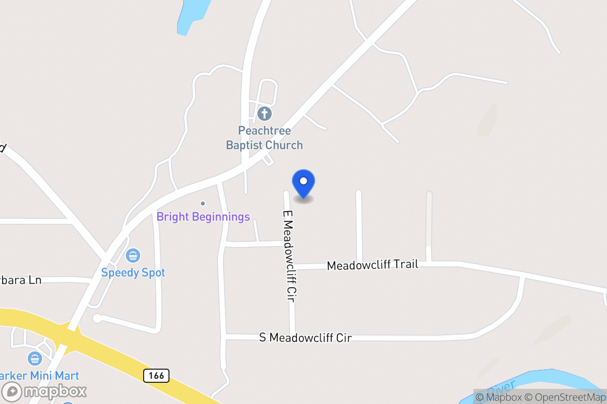 Map of 85 E Meadowcliff Cir