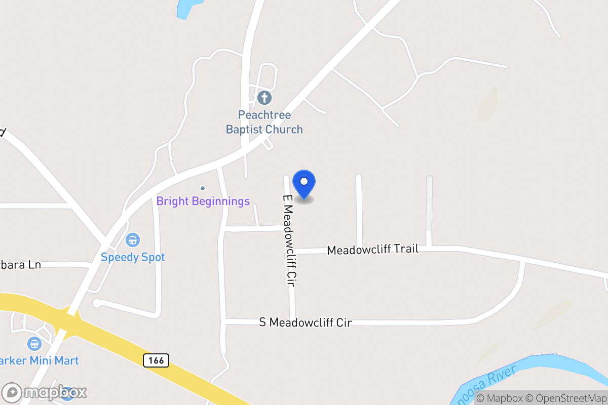 Map of 75 E Meadowcliff Cir