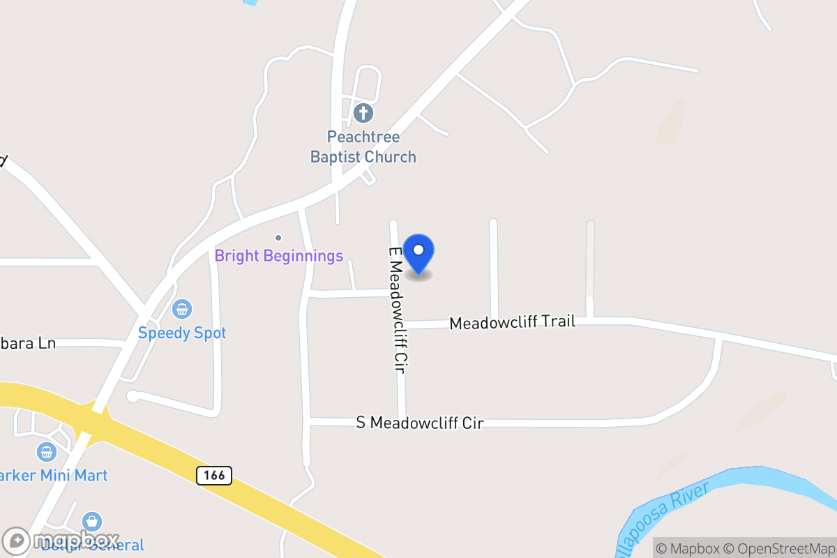 Map of 65 E Meadowcliff Cir