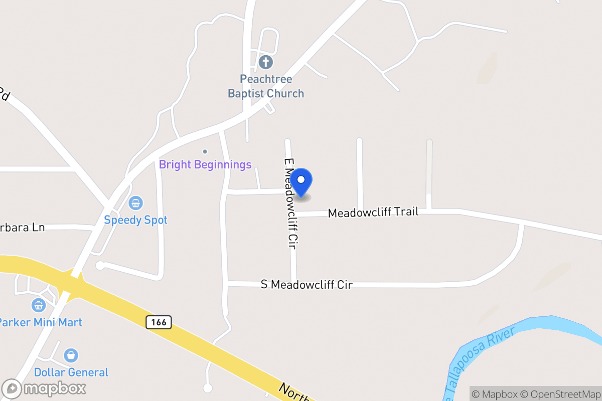Map of 55 E Meadowcliff Cir