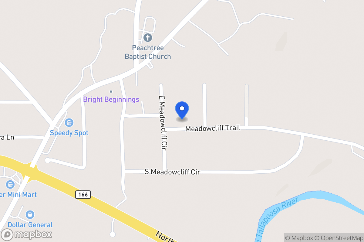 Map of 20 Meadowcliff Trl