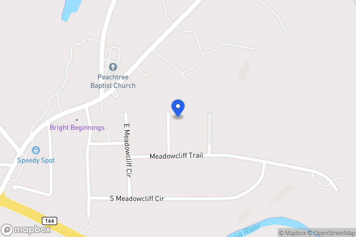 Map of 35 Meadowcliff Ln