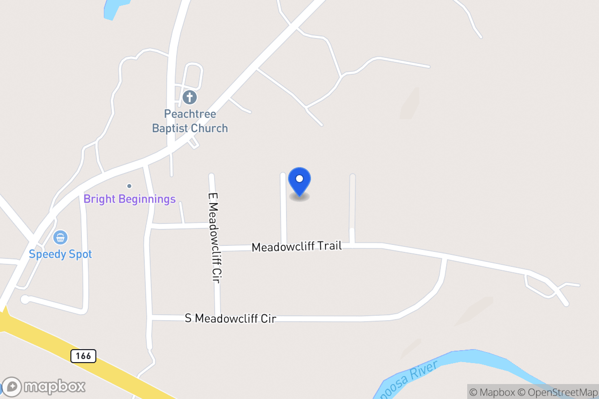 Map of 25 Meadowcliff Ln