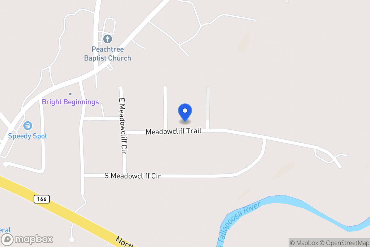 Map of 70 Meadowcliff Trl