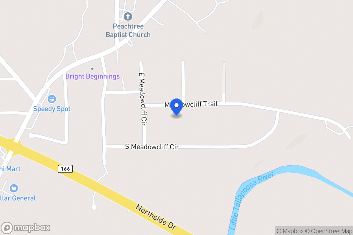 Map of 35 Meadowcliff Trl