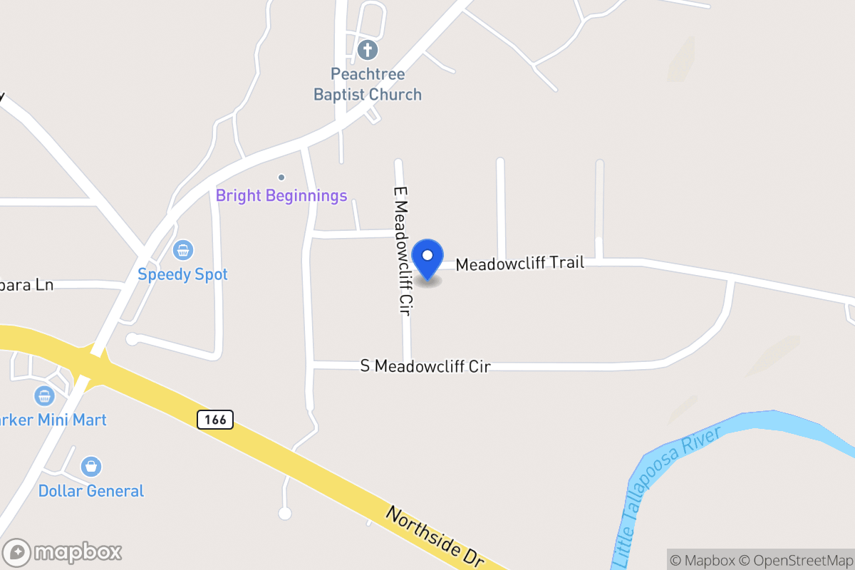 Map of 35 E Meadowcliff Cir