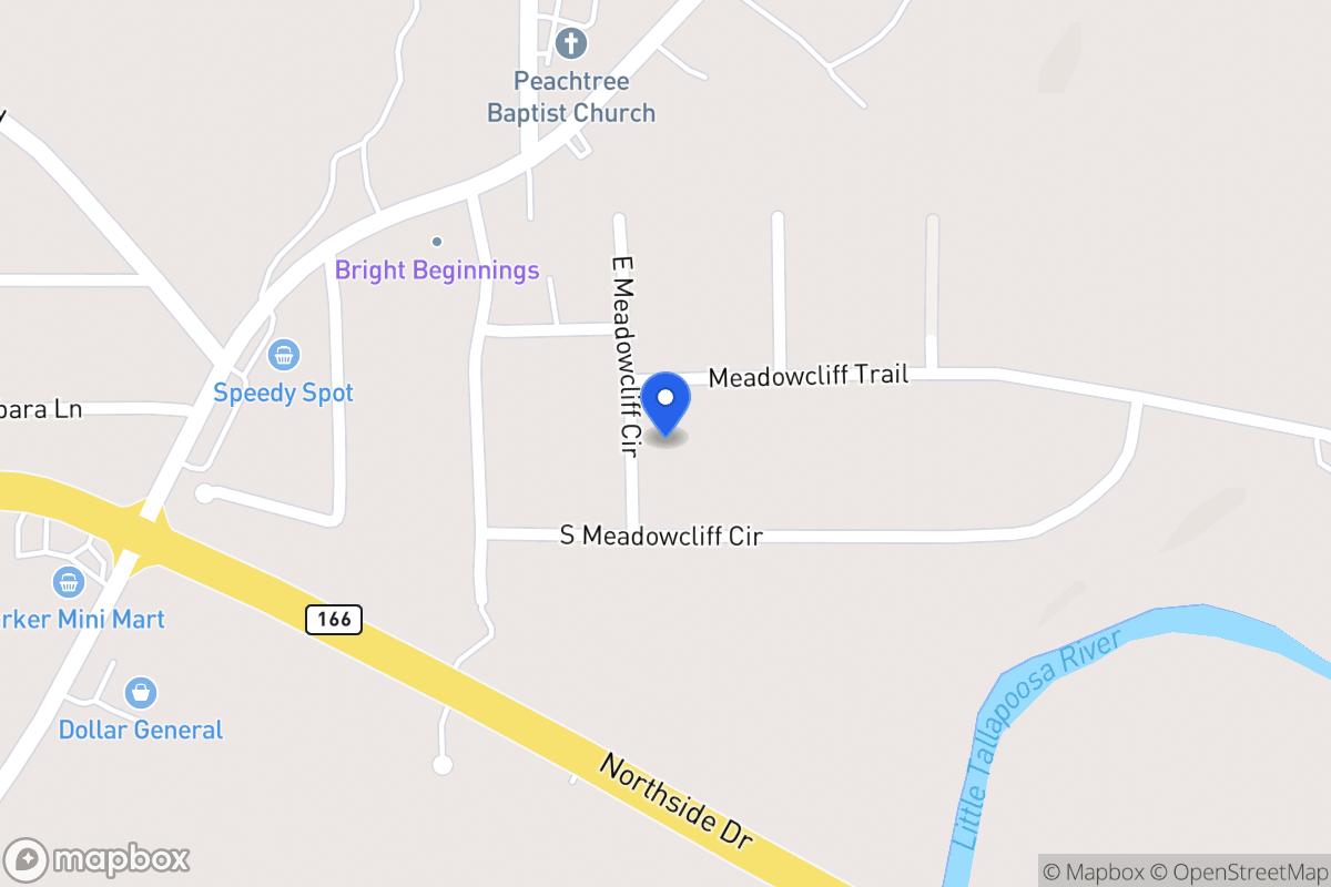 Map of 25 E Meadowcliff Cir