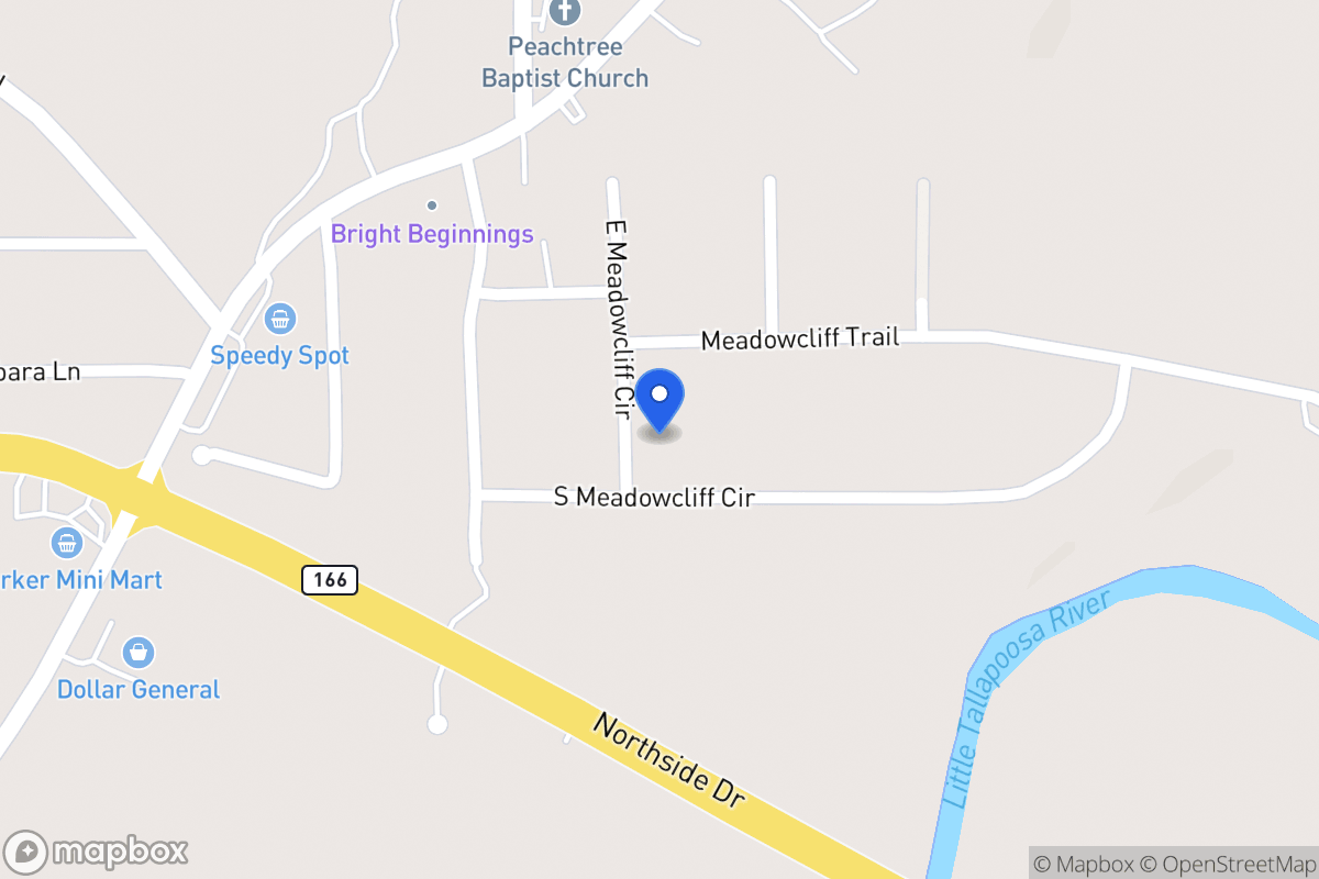 Map of 15 E Meadowcliff Cir