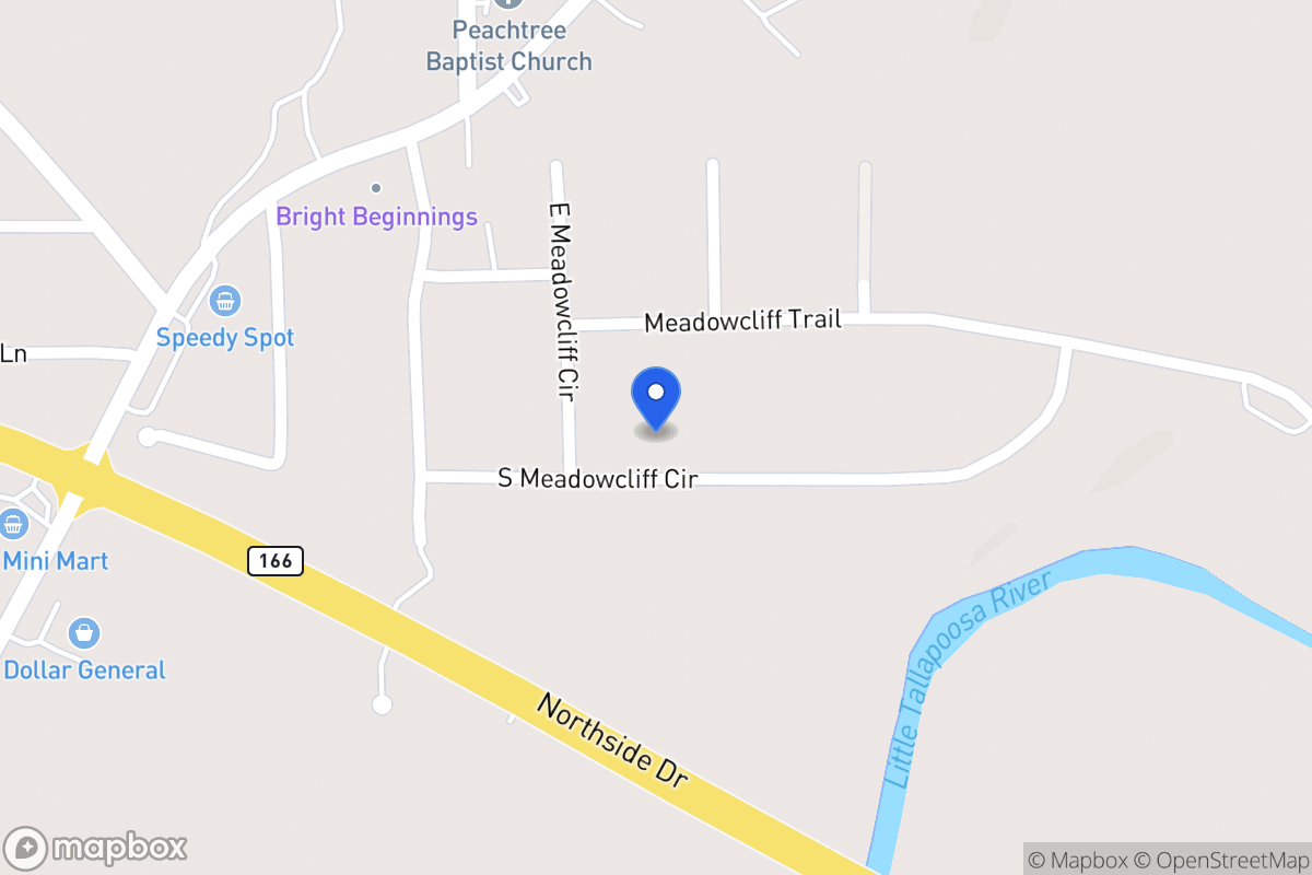 Map of 70 S Meadowcliff Cir