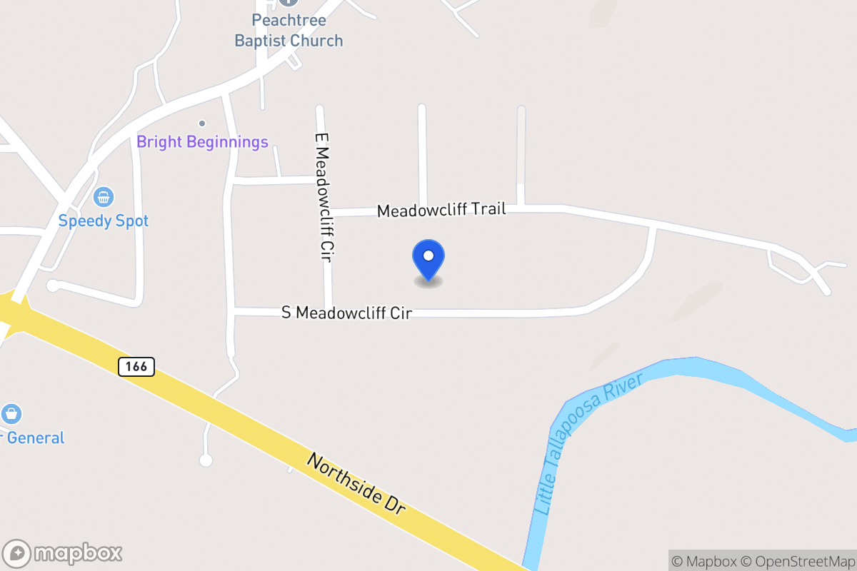 Map of 90 S Meadowcliff Cir