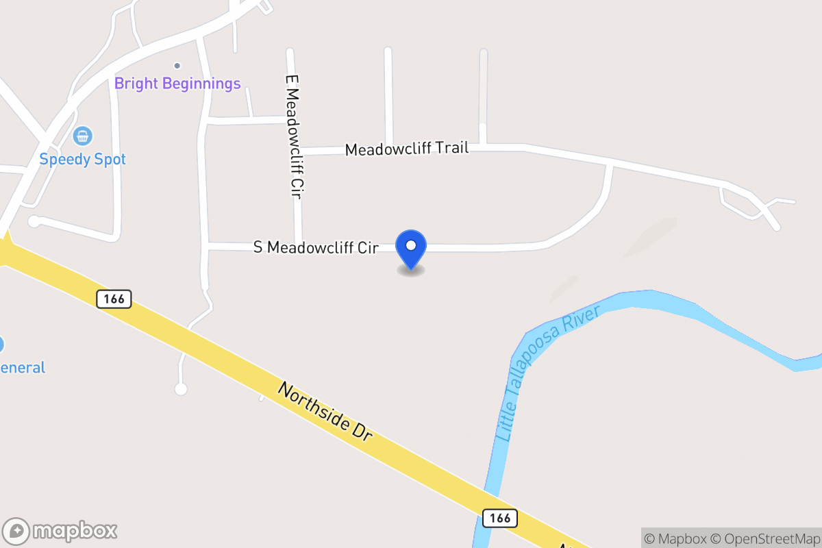 Map of 95 S Meadowcliff Cir