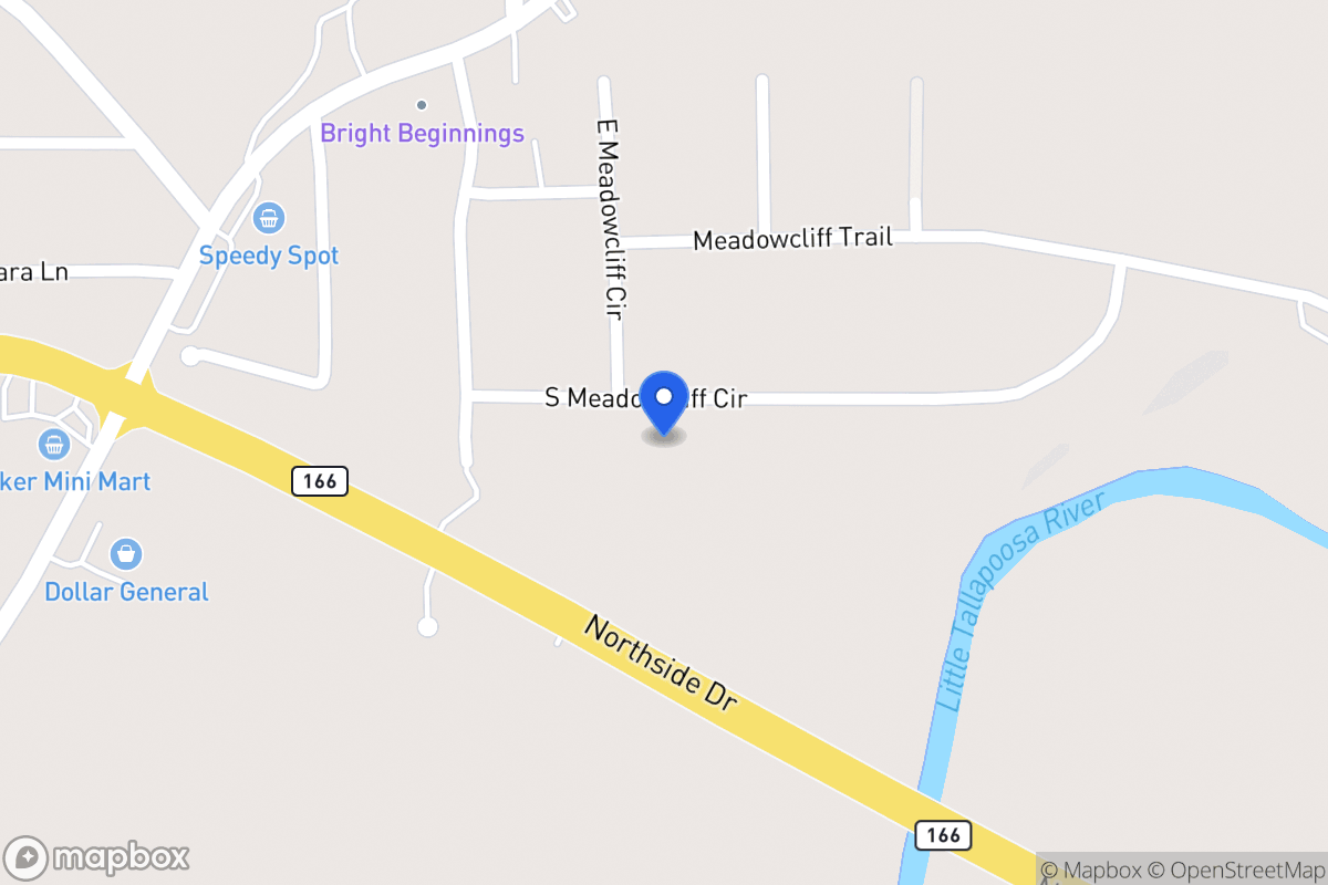 Map of 55 S Meadowcliff Cir