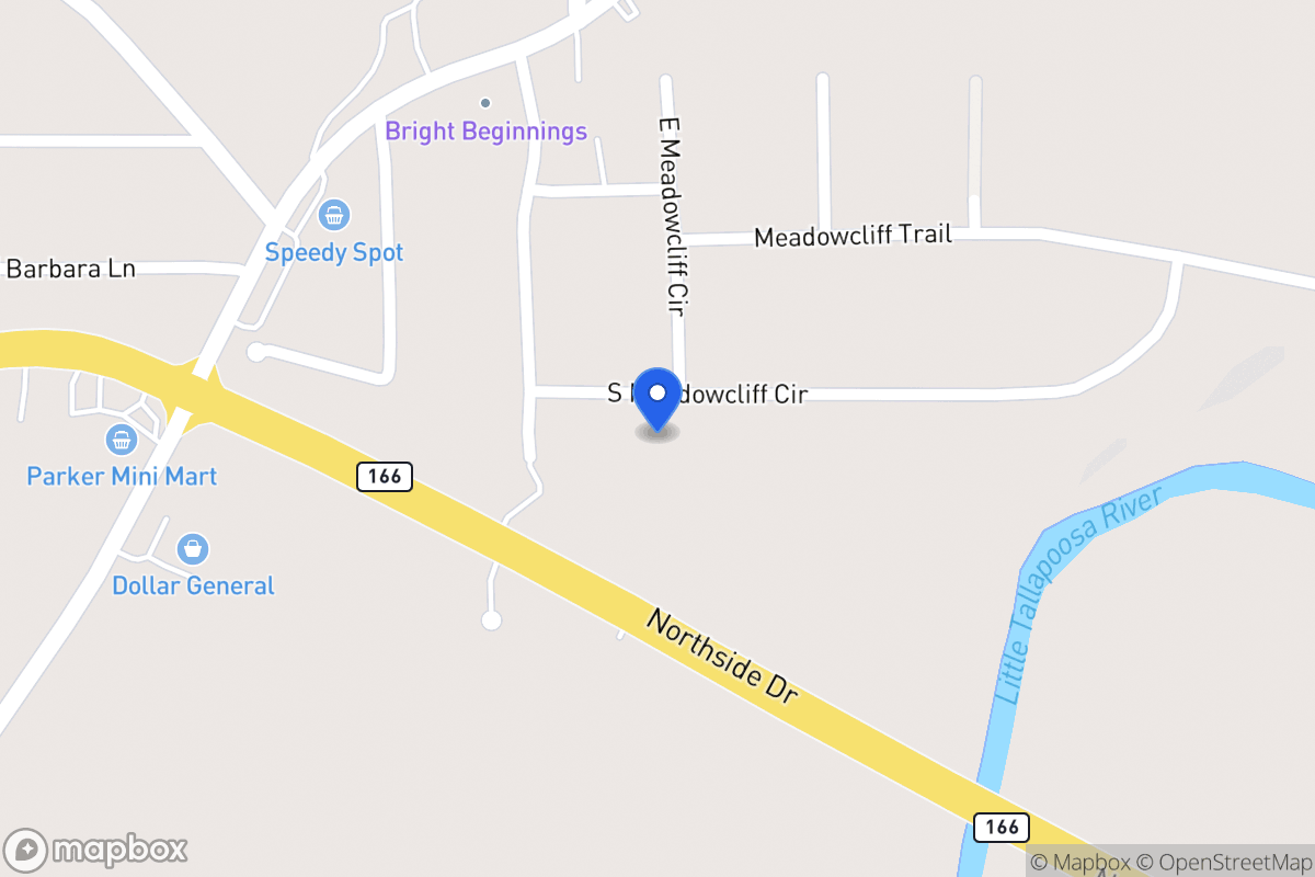 Map of 35 S Meadowcliff Cir