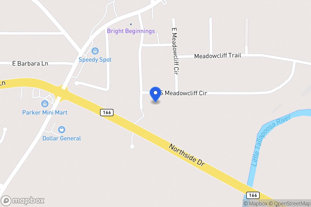Map of 15 S Meadowcliff Cir