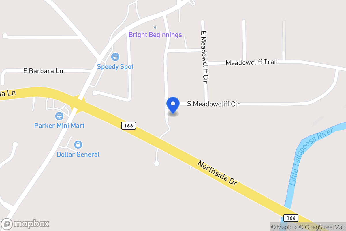 Map of 5 S Meadowcliff Cir