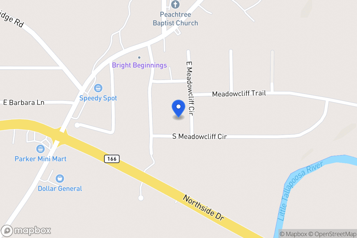 Map of 20 E Meadowcliff Cir