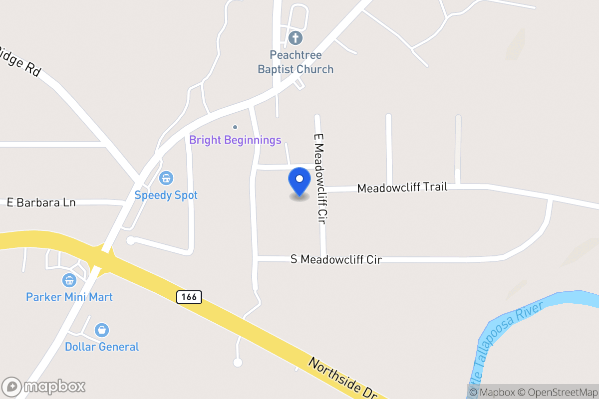 Map of 40 E Meadowcliff Cir