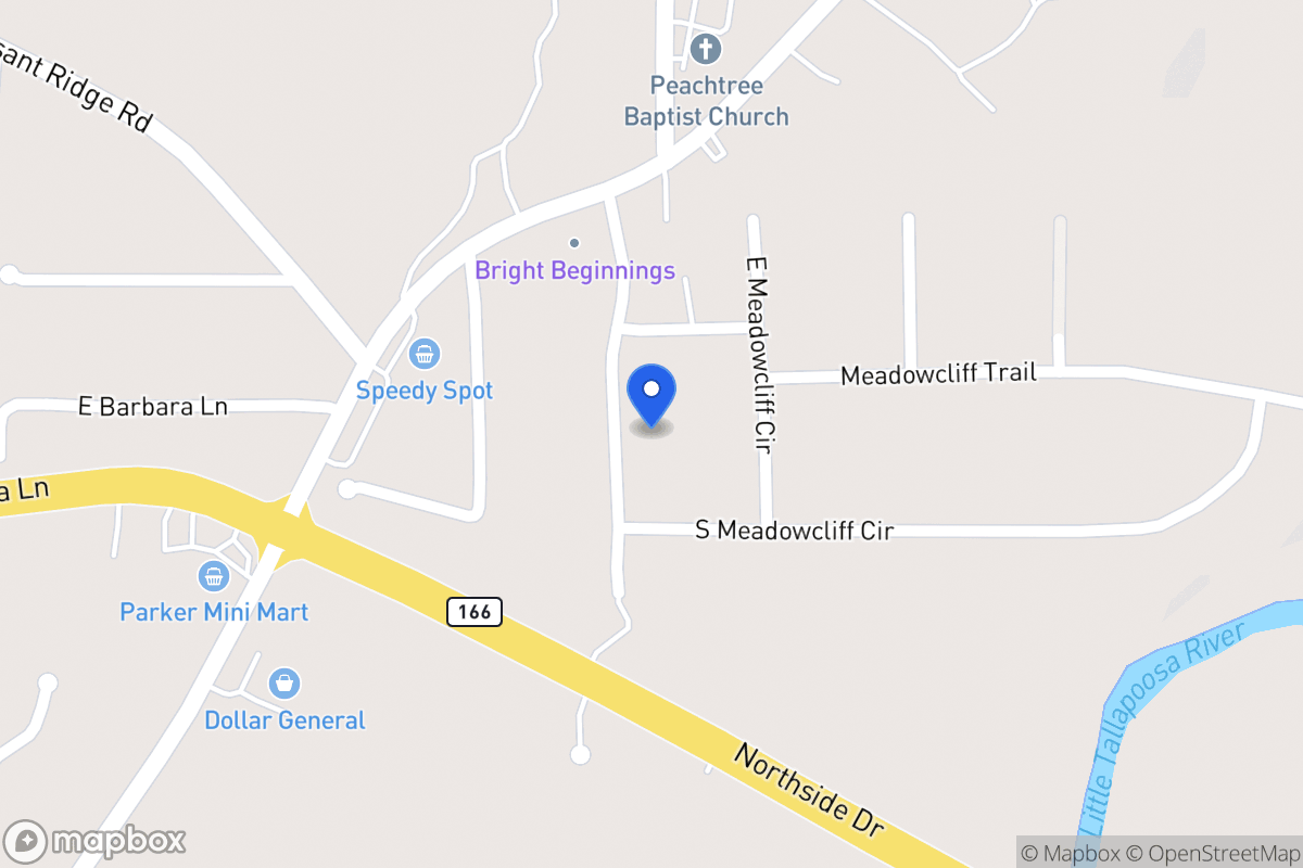Map of 70 W Meadowcliff Cir